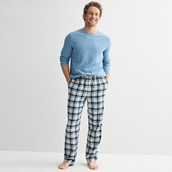 Men's Sonoma Goods For Life® 2 pc Flannel Long Sleeve Pajama Top & Pajama Pants Set