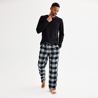 Men's Sonoma Goods For Life® Flannel Long Sleeve Pajama Top & Pajama Pants Set