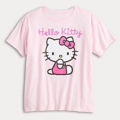 Juniors' Hello Kitty Cute Pose Graphic Tee