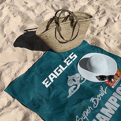 Philadelphia Eagles 2025 Super Bowl LIX Gumbo Beach Towel