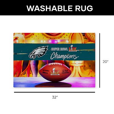 Philadelphia Eagles 2025 Super Bowl LIX Parade Small Washable Rug