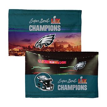 Philadelphia Eagles 2025 Super Bowl LIX Overview Fan Towel 2 Pack