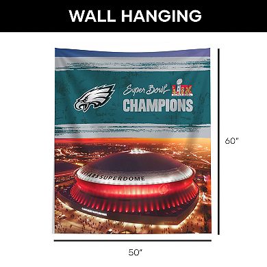 Philadelphia Eagles 2025 Super Bowl LIX Dome Wall Hanging