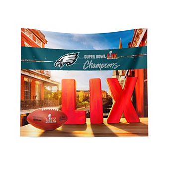 Philadelphia Eagles 2025 Super Bowl LIX Balcony Wall Hanging