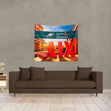 Philadelphia Eagles 2025 Super Bowl LIX Balcony Wall Hanging
