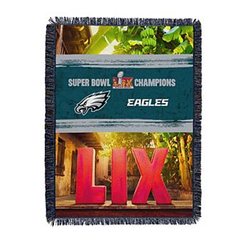 Philadelphia Eagles 2025 Super Bowl LIX Woven Courtyard Tapestry