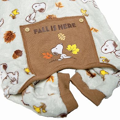 Woof Peanuts Snoopy Leaf Acorn Pet Pajamas