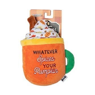 Woof Leaves Mug Plush Pet Toy