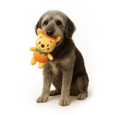 Woof Disney's Winnie the Pooh & Eeyore 2-pk. Pumpkin Plush Dog Toy Set