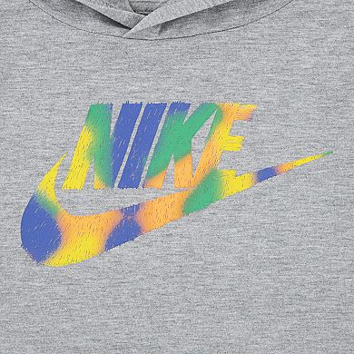 Boys 4-7 Nike Club Revealed Long Sleeve Hooded Tee