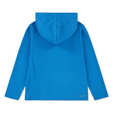 Boys 4-7 Nike Baseball "Just Do It." Hooded Long Sleeve Dri-FIT T-shirt