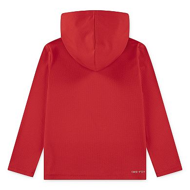 Boys 4-7 Nike "Just Do It." Football Lightweight Dri-FIT Hooded Long Sleeve T-shirt