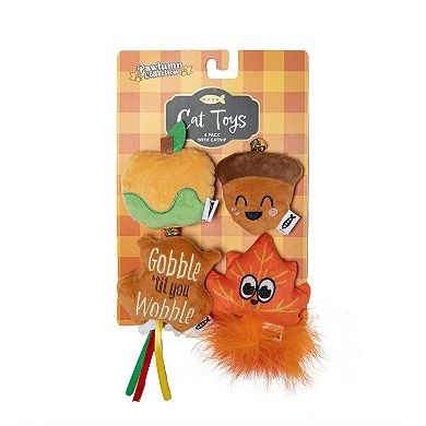 Meow Thanksgiving Catnip Plush 4-pc.