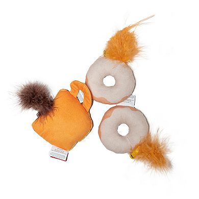 Meow Snoopy Pumpkin Spice Donuts Cat Plush