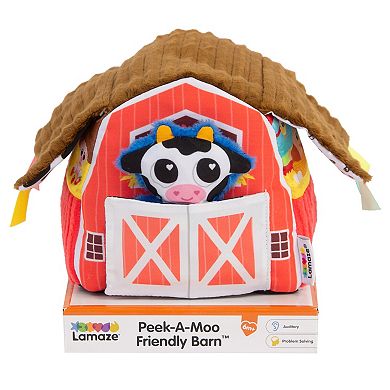 Lamaze® Peek a Moo Friendly Barn Baby Toy
