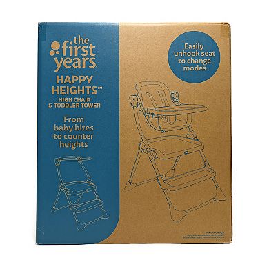 The First Years Happy Heights High Chair & Toddler Tower