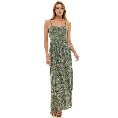 Juniors' Lily Rose Molded Cup Maxi Dress