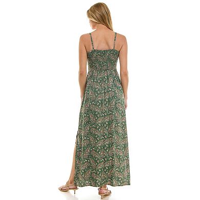 Juniors' Lily Rose Molded Cup Maxi Dress