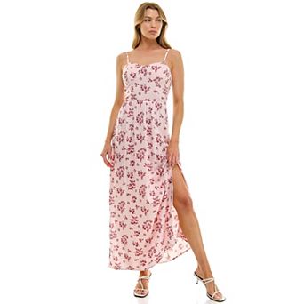 Juniors' Lily Rose Molded Cup Maxi Dress