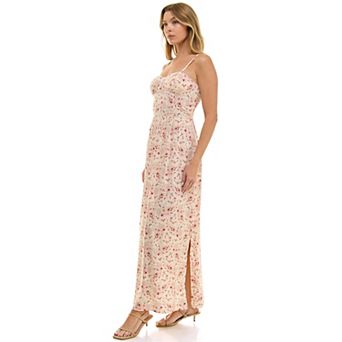 Juniors' Lily Rose Molded Cup Maxi Dress