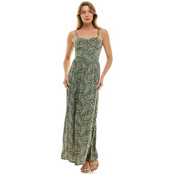 Juniors' Lily Rose Molded Cup Maxi Dress