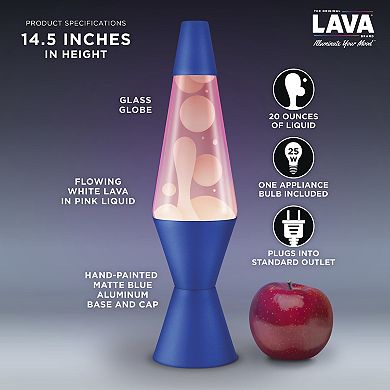 LAVA® 14.5-Inch Prom Night Incandescent Lava Lamp Table Decor