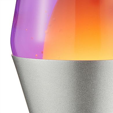 LAVA® 14.5-Inch Purple & Orange Incandescent Lava Lamp Table Decor