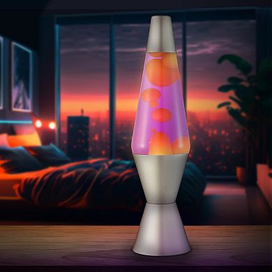 LAVA® 14.5-Inch Purple & Orange Incandescent Lava Lamp Table Decor