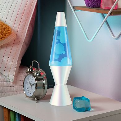 LAVA® 14.5-Inch Pearlescent Chill Incandescent Lava Lamp Table Decor