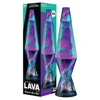 LAVA® 14.5-Inch Northern Night Sky Incandescent Lava Lamp Table Decor