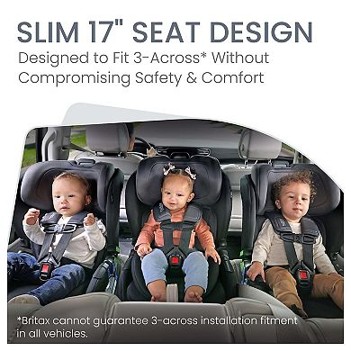 Britax Poplar 2-in-1 Convertible Car Seat Slim 17-in. Design