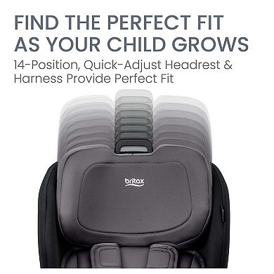 Britax Poplar 2-in-1 Convertible Car Seat Slim 17-in. Design