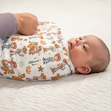 Disney's Toy Story 3-Piece Cotton Easy Wrap Swaddle Set by aden + anais essentials