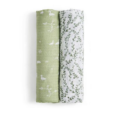 aden + anais Essentials Silky Soft Swaddle 2-Pack