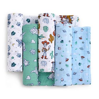 Disney's Toy Story 4-Pack Muslin Swaddles by aden + anais essentials