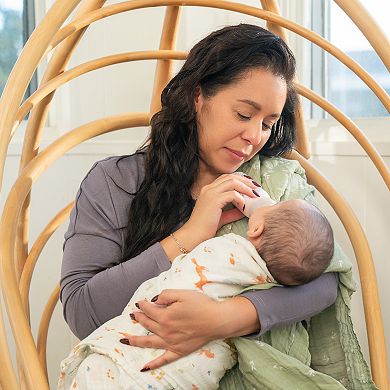 aden + anais essentials 4-Pack Giraffe Safari Muslin Swaddles