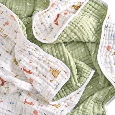 aden + anais essentials Safari Friends Muslin Blanket