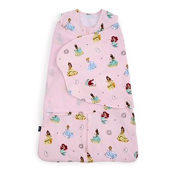 Disney Princess Cinderella, Ariel, Belle & Tiana SleepSack Newborn Swaddle by HALO