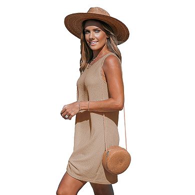 Women's Cupshe Sleeveless Twist Swim Cover-Up Dress