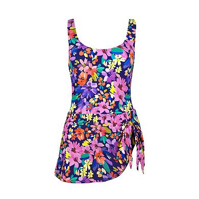 Women's Cupshe Wide Straps Tie Knot Swim Dress