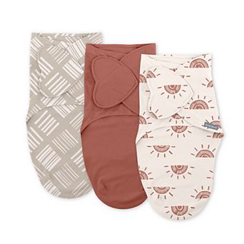 SwaddleMe by Ingenuity Heart 3 pc Swaddle Blankets Set