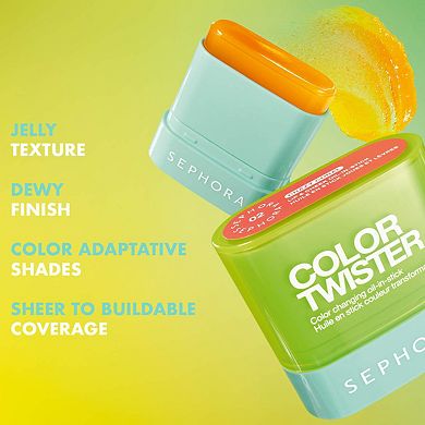 Color Twister Color Changing Oil-in-Stick for Lip + Cheek