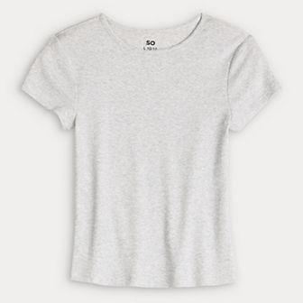 Girls 6-20 SO® Short Sleeve T-Shirt in Regular & Plus Size
