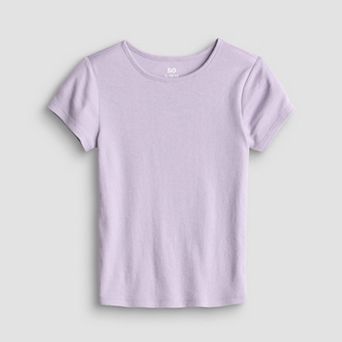 Girls 6-20 SO® Short Sleeve Fitted T-Shirt in Regular & Plus Size