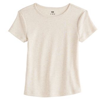 Girls 6-20 SO® Short Sleeve T-Shirt in Regular & Plus Size