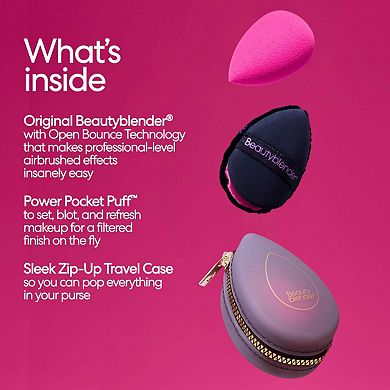 Midnight Blend & Blur Set with Powder Puff and Beautyblender
