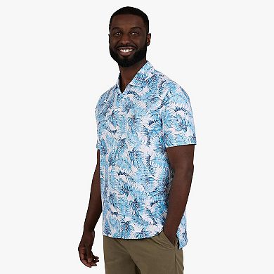 Men's Chaps Short Sleeve Printed Performance Polo