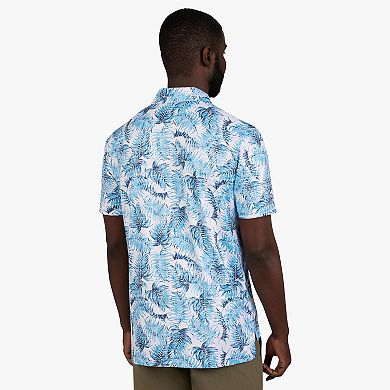 Men's Chaps Short Sleeve Printed Performance Polo