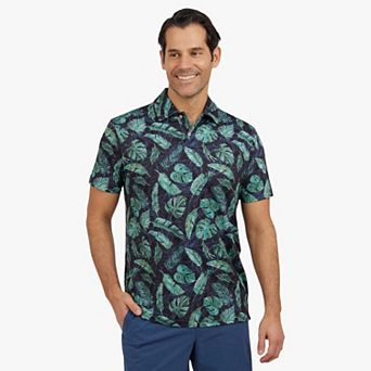 Men's Chaps Short Sleeve Printed Performance Polo