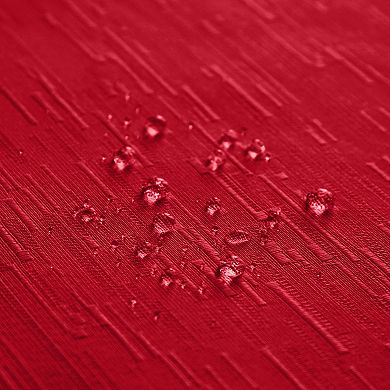 Elrene Home Fashions Continental Solid Texture Water and Stain Resistant Oval/Round Tablecloth